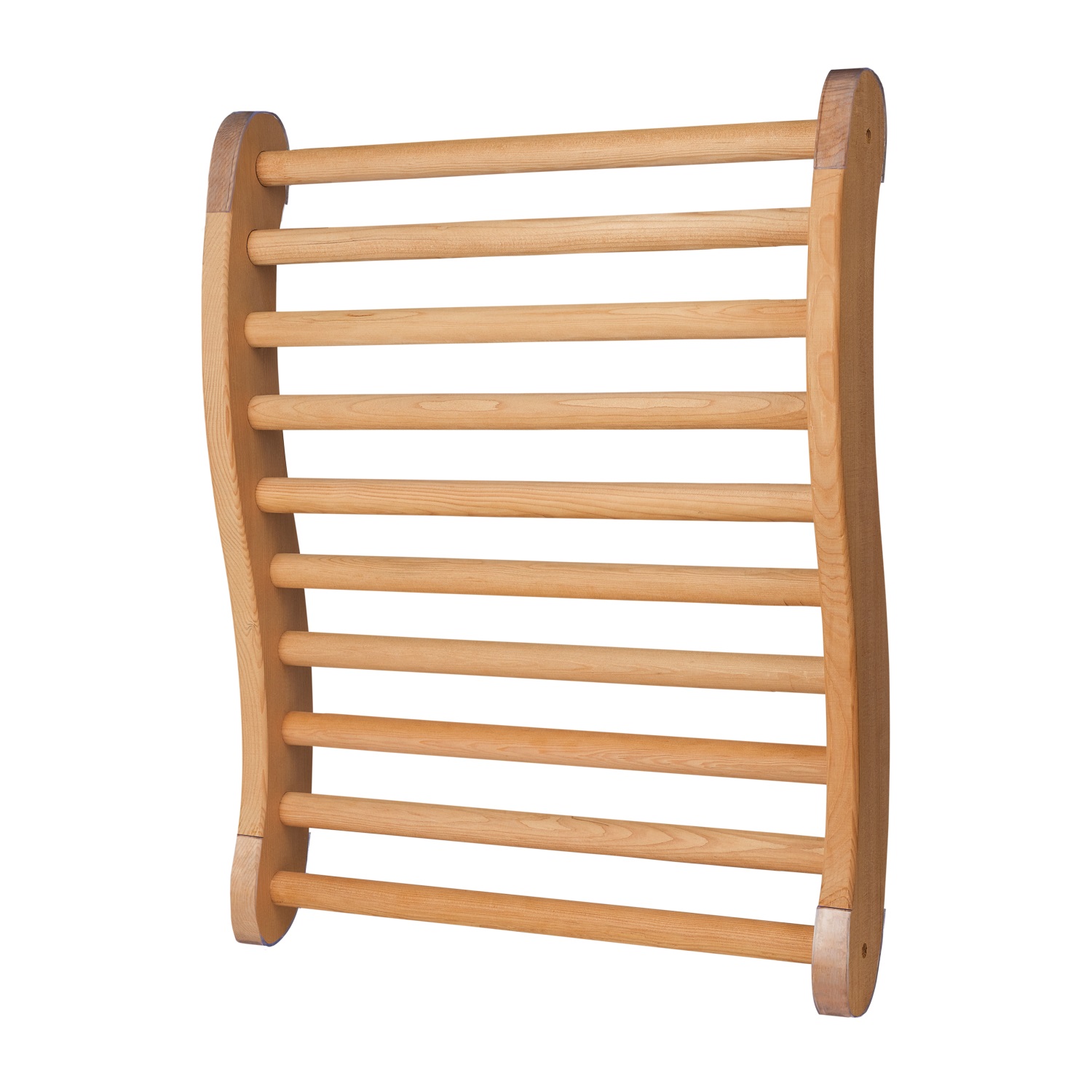 Ergonomische Sauna Rückenlehne mit Anti-Rutsch Silikon braun