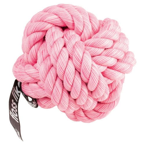 Europet Bernina Hundespielzeug geflochtener Ball "ballin" rosa, Größe: XXXXXL