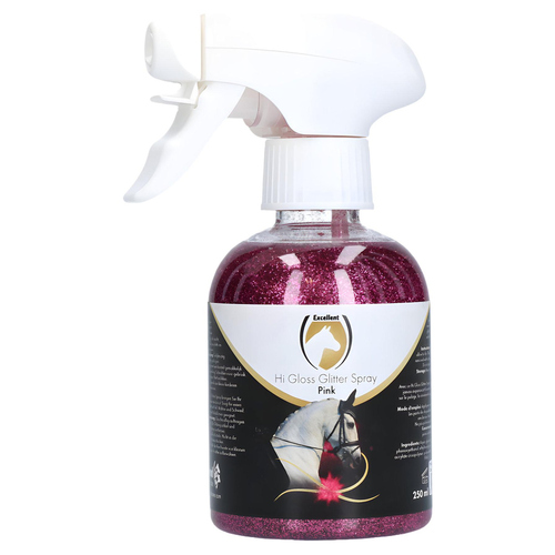 Excellent Horse Hi Gloss Glitter Spray pink 250 ml