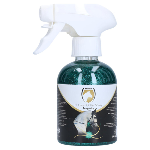 Excellent Horse Hi Gloss Glitter Spray türkis 250 ml