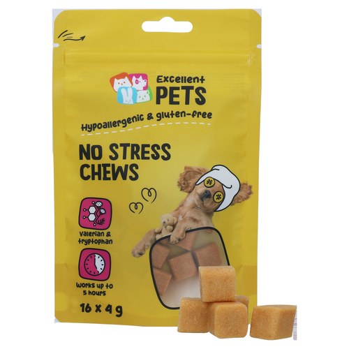 Excellent Pets No Stress Soft Chews 16 x 4 g