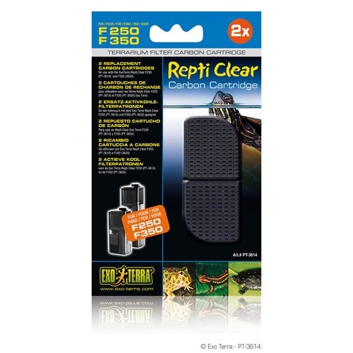 Exo Terra Ersatz Kohlepatrone für Repti Clear F250 und F350 Exo Terra Ersatz Kohlepatrone für Repti Clear F250 und F350