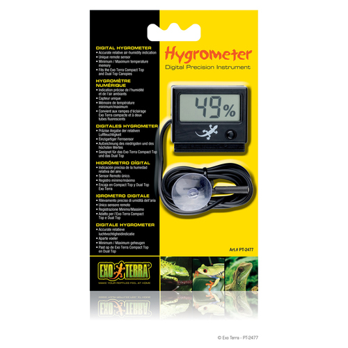 Exo Terra LED Hygrometer mit Messfühler