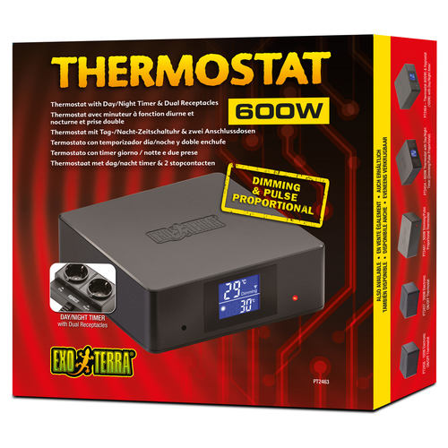 Exo Terra Thermostat mit Doppelsteckdose 600 W