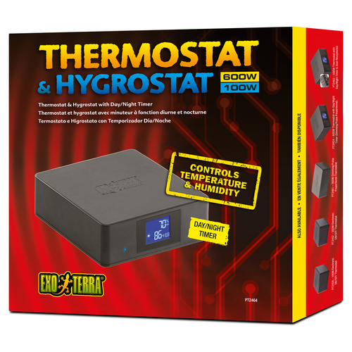 Exo Terra Thermostat & Hygrostat mit Timer