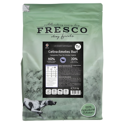 FRESCO TrockenBarf Complete Plus Lamm für kleine Hunde 2,5 kg FRESCO TrockenBarf Complete Plus Lamm für kleine Hunde 2,5 kg