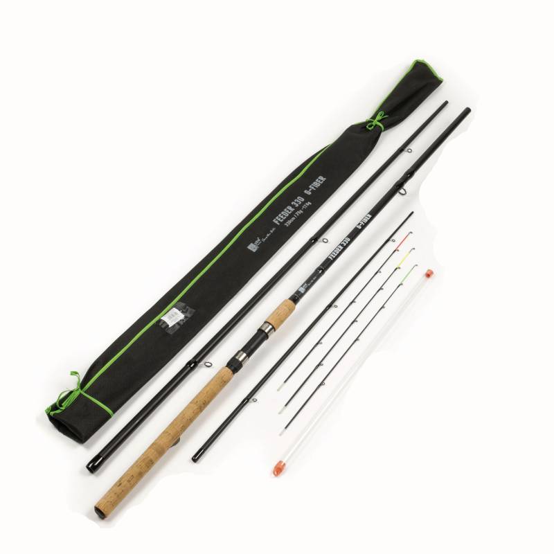 Feederrute Angeln Steckrute mit Wechselspitzen 3,30m 20-120g Zite Fishing