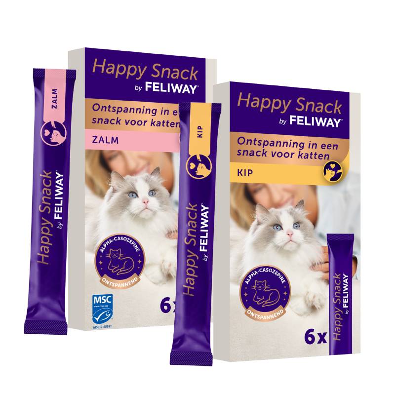 Feliway - Happy Snack - Lachs - 24 x 15 g von FELIWAY