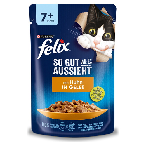 Felix So gut wie es aussieht Senior mit Huhn 85 g
