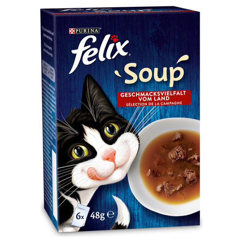 Felix Soup Geschmacksvielfalt vom Land 6 x 48 g Felix Soup Geschmacksvielfalt vom Land 6 x 48 g