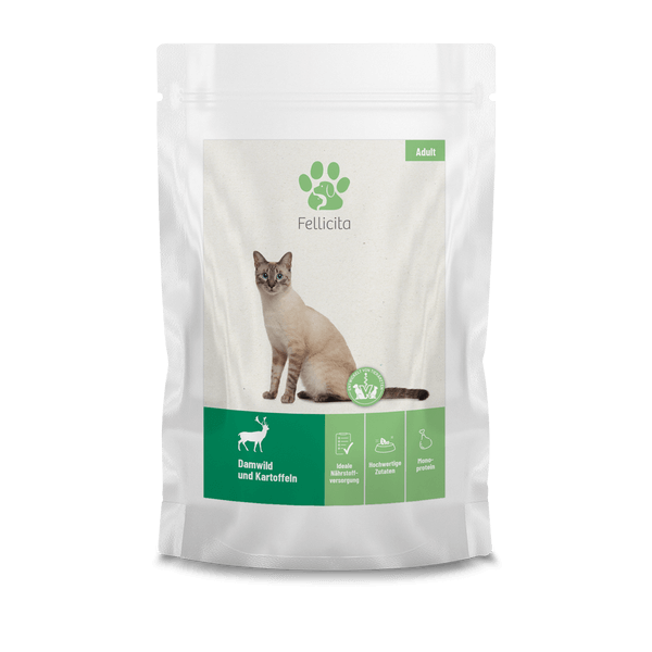 Fellicita Damwild 95 g Katzennassfutter