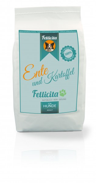 Fellicita Ente & Kartoffel 15 kg Hundetrockenfutter
