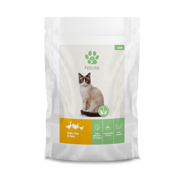 Fellicita Huhn, Pute und Gans 95 g Katzennassfutter
