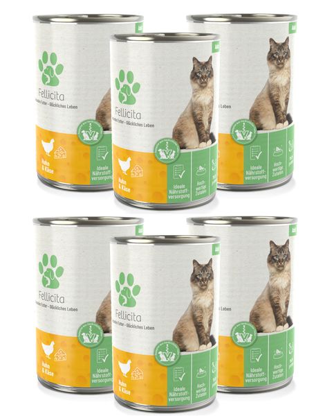 Fellicita Huhn und Käse 6 x 400g