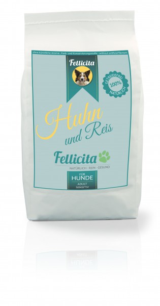 Fellicita Huhn & Reis 2 kg Hundetrockenfutter