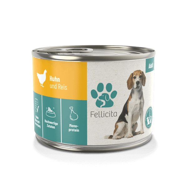Fellicita Huhn & Reis 200g Hundenassfutter