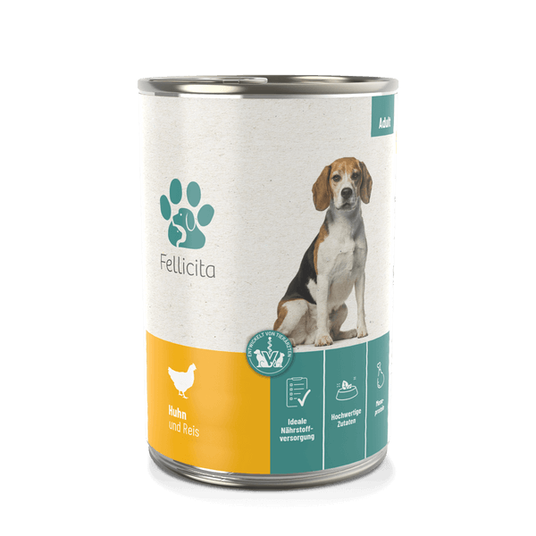 Fellicita Huhn & Reis 400g Hundenassfutter
