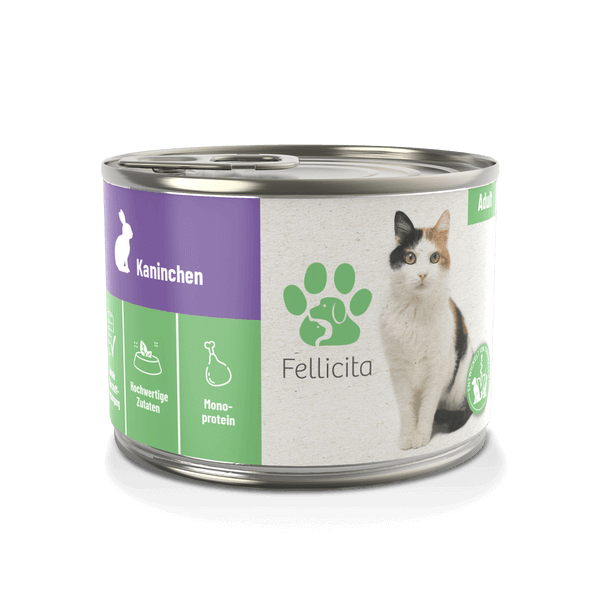Fellicita Kaninchen pur 200g Katzennassfutter