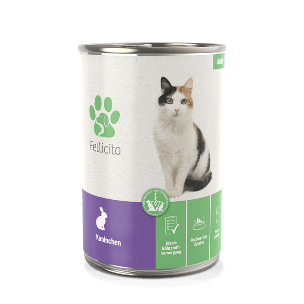 Fellicita Kaninchen pur 400g Katzennassfutter