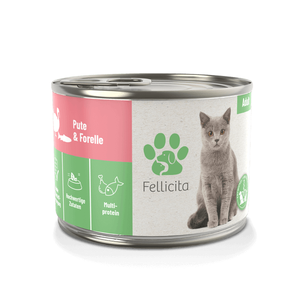Fellicita Pute und Forelle 200g Katzennassfutter