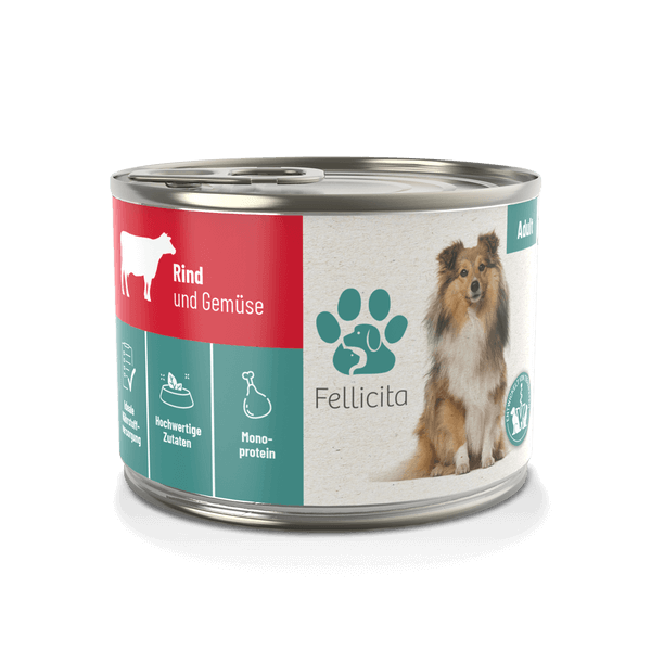 Fellicita Rind & Gemüse 200g Hundenassfutter