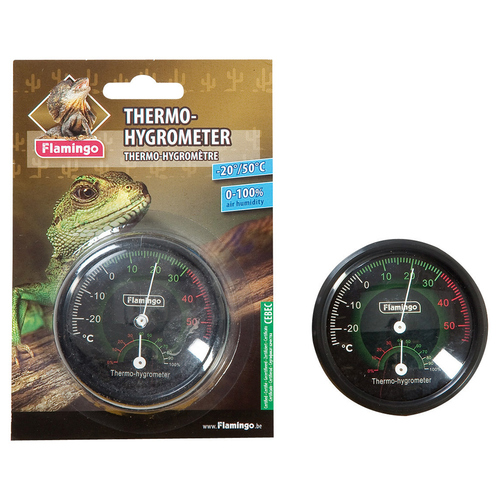 Flamingo Analoges Thermo/Hygrometer