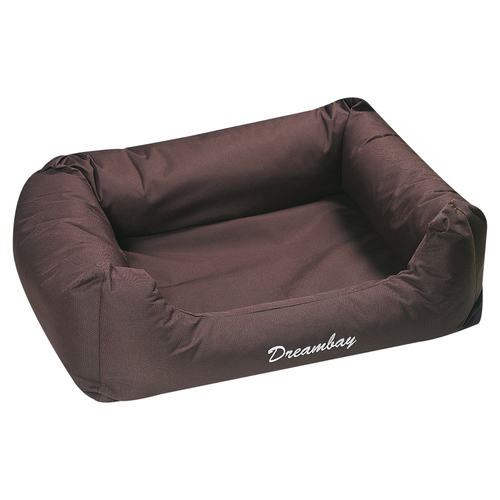 Flamingo Bett Dreambay rechteckig braun, Maße: 120 x 95 x 28 cm