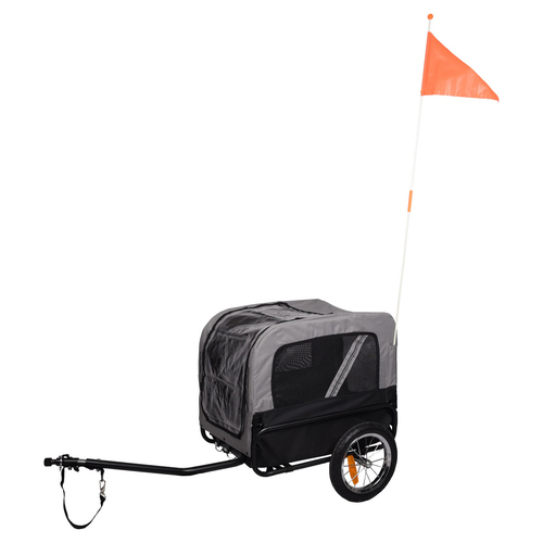 Flamingo Doggy Liner Romero grau/schwarz