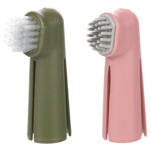 Flamingo Fingerzahnbürste Dentes