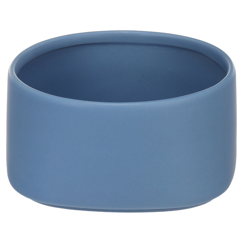 Flamingo Futter- und Trinknapf Zara rund blau für Hunde