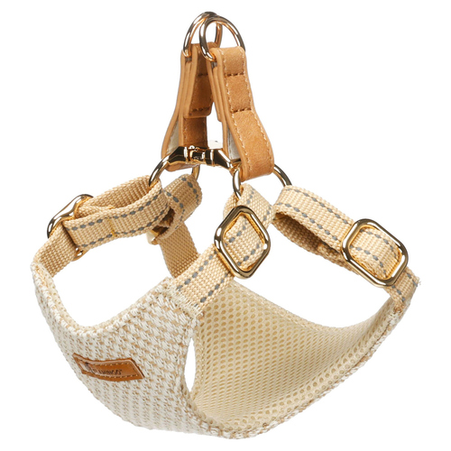 Flamingo Geschirr Step&Go Lara beige, Größe: XS / Breite: 20 mm