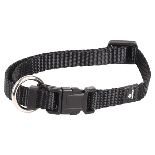 Flamingo Halsband Ziggi schwarz, Größe: XS