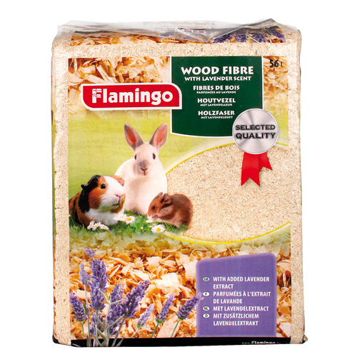 Flamingo Holzfaser 4 kg mit Lavendel
