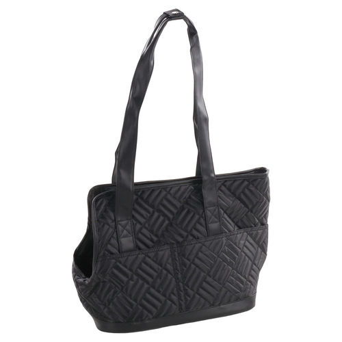 Flamingo Hunde Tragetasche Belle schwarz