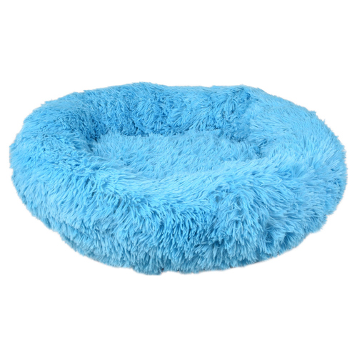 Flamingo Hundebett Krems rund blau Flamingo Hundebett Krems rund blau