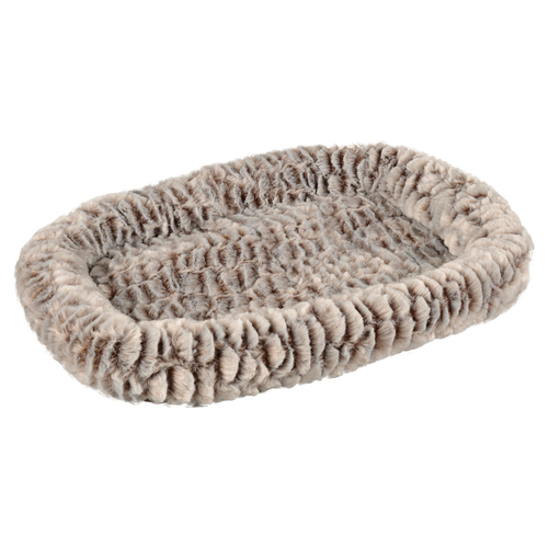 Flamingo Hundebett Snoozzy flach grau/schwarz