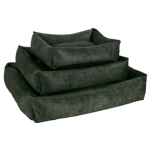 Flamingo Hundekorb Felize rechteckig grün, Maße: 100 x 80 x 25 cm