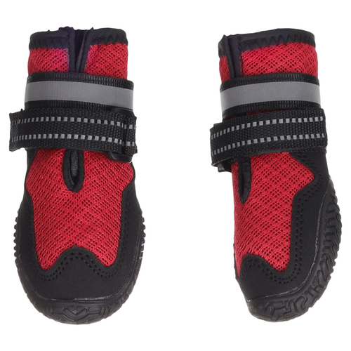 Flamingo Hundeschuhe Gayo rot - 2 Stück, Größe: M