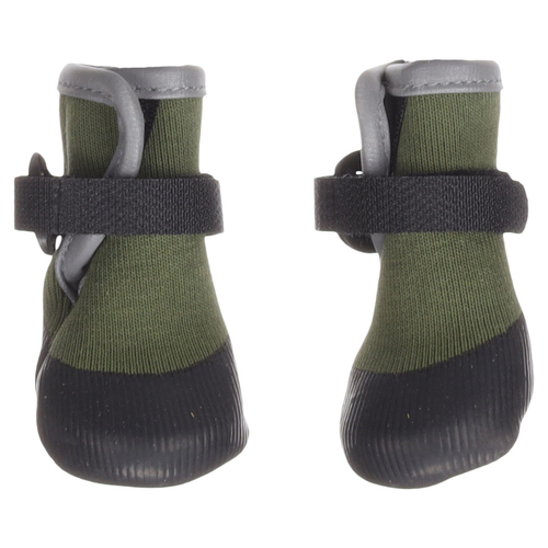 Flamingo Hundeschuhe Magna grün - 2 Stück, Größe: M