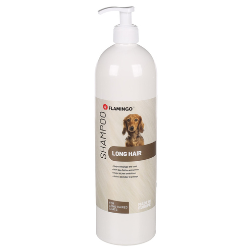 Flamingo Hundeshampoo für langhaarige Rassen 1 l Flamingo Hundeshampoo für langhaarige Rassen 1 l