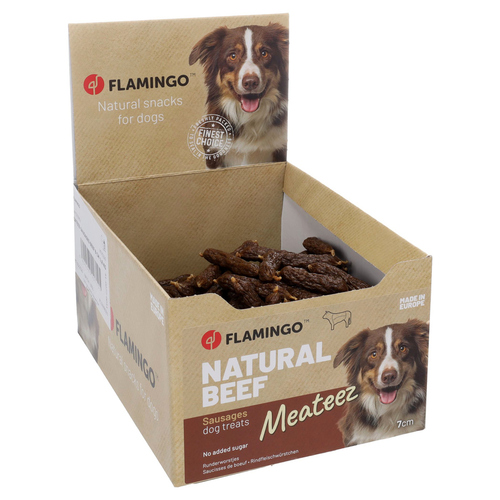 Flamingo Hundesnack Meateez Würstchen Rind 1,8 kg Flamingo Hundesnack Meateez Würstchen Rind 1,8 kg