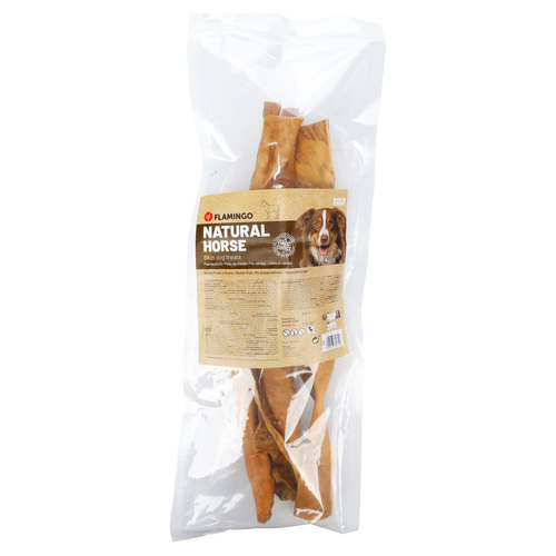 Flamingo Hundesnack Nature Pferdehaut 250 g Flamingo Hundesnack Nature Pferdehaut 250 g