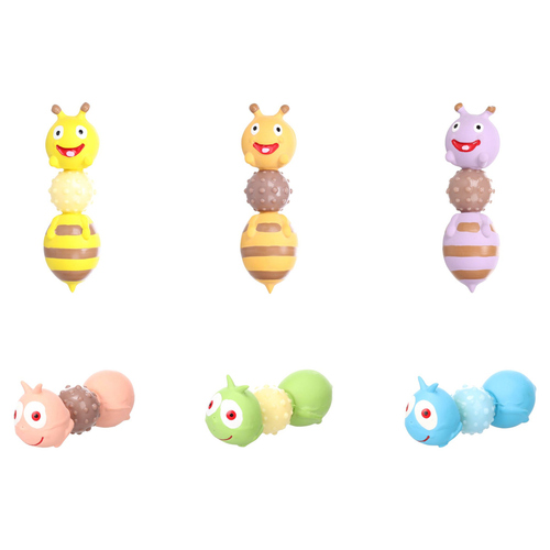 Flamingo Hundespielzeug Biene & Raupe für Welpen