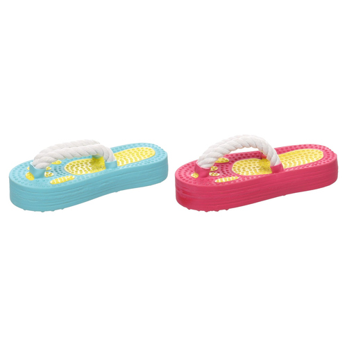 Flamingo Hundespielzeug Flippe Slipper mit Seil