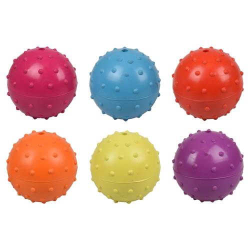 Flamingo Hundespielzeug Gummi Ball mit Schelle