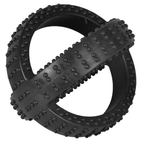 Flamingo Hundespielzeug Gummi Gladiator Cross Ball schwarz, Maße: 17,5 cm Flamingo Hundespielzeug Gummi Gladiator Cross Ball schwarz, Maße: 17,5 cm