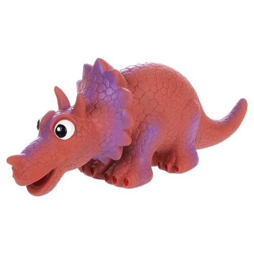 Flamingo Hundespielzeug Latex Amos Dino rosa