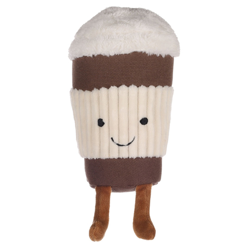 Flamingo Hundespielzeug Leka Eiscreme braun/weiß