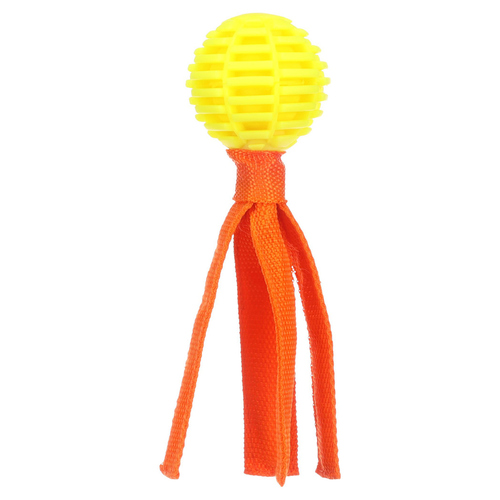 Flamingo Hundespielzeug Lipa Ball gelb/orange