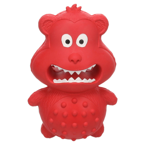 Flamingo Hundespielzeug Twoface Affe rot